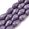 Opaque Solid Color Beads Strands EGLA-N013-P10mm-D09-1