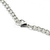 304 Stainless Steel Curb Chain/Twisted Chain Necklace Making STAS-A028-N134P-3