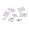 Fashewelry Rectangle Cardboard Earring Display Cards CDIS-FW0001-05-18