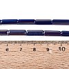 Electroplate Opaque Glass Beads Strands EGLA-Q132-02A-B02-4