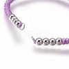 Nylon Cord Braided Bead Bracelets Making BJEW-F360-FP10-2