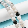 Natural Agate Beads Strands G-R494-A18-03-4