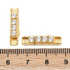 925 Sterling Silver Micro Pave Clear Cubic Zirconia Bayonet Clasps STER-C016-01A-G-5