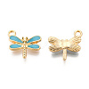 Light Gold Plated Alloy Charms ENAM-T009-02B-1