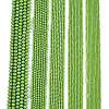 Electroplate Opaque Solid Color Glass Beads Strands EGLA-A044-P8mm-L30-2