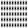 CHGCRAFT 100Pcs Plastic Side Release Buckles KY-CA0001-52-1