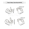Unicraftale 304 Stainless Steel Cable Clip STAS-UN0013-76P-4