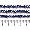 Opaque Glass Beads Stands EGLA-A035-P4mm-B09-4