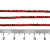 Transparent Glass Beads Strands GLAA-H027-01C-5