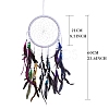 Cotton Woven Net/Web with Feather Hanging Decorations PW-WG9E716-01-4