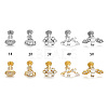 G23 Titanium Micro Pave Clear Cubic Zirconia Labrets WG4B733-05-2