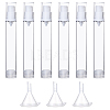 Globleland 6Pcs Plastic Sample Perfume Spray Bottles MRMJ-GL0001-15-1