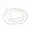 Electroplate Glass Beads Strands X-EGLA-F149-FR-06-4