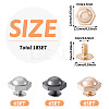 18 Sets 3 Colors Iron Screws FIND-TA0006-28C-4