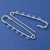 Iron Safety Pins Brooch Findings RN-CBAB9AC-03S-2