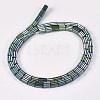 Electroplate Non-magnetic Synthetic Hematite Beads Strands G-P367-K-08-1