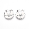 Brass Clip-on Earring for Women KK-T074-59P-1