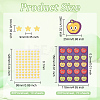 80 Sheets 2 Styles Self-Adhesive Teacher Reward Paper Stickers STIC-OC0001-01-2