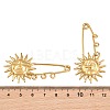 Sun 304 Stainless Steel Safety Pins Brooch Findings SA-CBA098D-13C-G-3