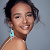5 Pairs 5 Styles Rainbow Color Acrylic Dangle Earrings with Iron Pins EJEW-AN0003-62-6