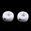 Opaque Acrylic Beads PACR-N006-006A-01B-6