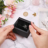 Plastic Overturn Cufflink Storage Boxes CON-WH0095-227-3