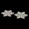 UV Plating Rainbow Iridescent Acrylic Chandelier Component Links SACR-A002-03A-2