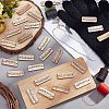 HOBBIESAY 150Pcs Unfinished Wood Connector Charms FIND-HY0001-19-4