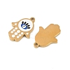 304 Stainless Steel Enamel Pendants STAS-Z190-09G-02-2
