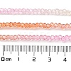 Transparent Painted Glass Beads Strands X1-DGLA-A034-T1mm-A20-3