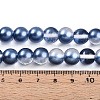 Baking Paint Transparent Glass Beads X1-DGLA-N011-10mm-08-4