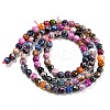 Dyed Natural Fire Crackle Agate Beads Strands G-G007-01C-3