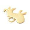 Animal 925 Sterling Silver Pendants STER-Z012-03G-07-2