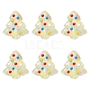 6Pcs Handmade Bumpy Glass Beads Strands LAMP-FS0001-16D-1