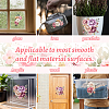 3 Sheets 3 Styles Flower PVC Waterproof Decorative Stickers DIY-WH0404-047-7