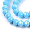 Electroplate Glass Beads Strands EGLA-A034-P1mm-A06-2