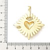 Brass Micro Pave Cubic Zirconia Pendants KK-I379-03G-I-3