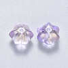 Transparent Spray Painted Glass Beads GLAA-S190-005A-05-2