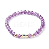 Natural Mixed Stone Stretch Bracelets BJEW-JB06567-5