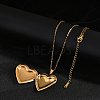 201 Stainless Steel Cable Chain Necklaces NJEW-M050-04E-G-1-2
