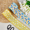 2 Rolls Burlap Ribbons SRIB-WH20009-007-3