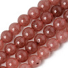 Natural Quartz Beads Strands G-T129-01-10mm-1