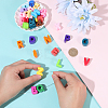 2Bags Acrylic European Beads FIND-PH0061-63-3