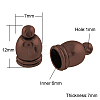 Tibetan Style Cord Ends TIBE-4736-R-FF-1