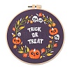 Halloween Themed DIY Embroidery Sets DIY-P021-A02-1