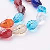 Glass Beads Strands EGLA-E010-8x12mm-03-3