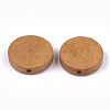 Painted Natural Wood Beads WOOD-S049-02C-06-2