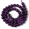 Natural Quartz Beads Strands G-R479-8mm-07-2