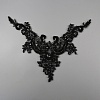 Hand Sewing Flower Pattern Rhinestone Costume Appliques PATC-WH0009-08B-3