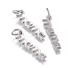 316 Surgical Stainless Steel Pendants X-STAS-L242-05P-1